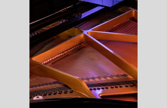 Steinhoven SG148 Polished Ebony Display Model Baby Grand Piano All Inclusive Package - Image 9